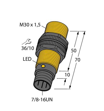 Turck BI10-P30-AN6X-B2141, BI10-P30-AP6X-B2141, BI10-P30-AP6X-B2141/S100