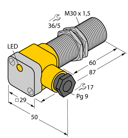 Turck BI10-G30SK-AN6X2, BI10-G30SK-AP6X2 7M, BI10-G30SK-AZ3X2, BI10-G30SK-RZ3X2
