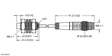 Turck NI3-EG08K-AP6X-0.2-PSG3M