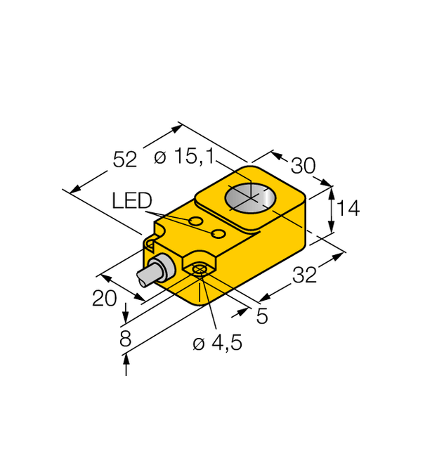 Turck BI15R-Q14-AN6X2, BI15R-Q14-AP6X2, BI15R-Q14-AP6X2-0.2-RS4T