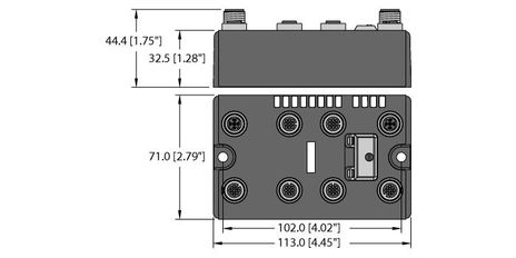 Turck BLCDP-4M12VMH-4DO-2A-P, BLCEN-4M12MT-2AI2AO-VI