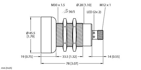 Turck RU600D-M30M-LIU8X2-H1141, RU600D-M30M-UPN8X2-H1141