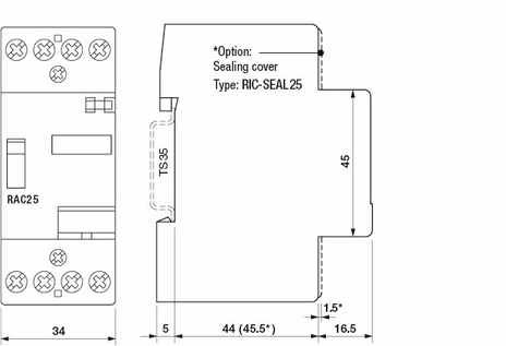Turck RAC25-220/UC230V, RAC25-220/UC24V, RAC25-400/UC230V