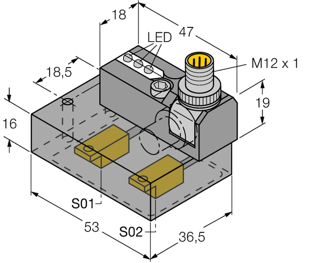 Turck NI2-ISI-0.055-BDS-2AP6X3-H1141/S34W I SI1