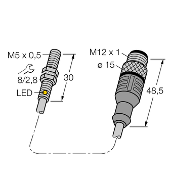 Turck BI1-EG05-AN6X-0.2-RS4T, BI1-EG05-AP6X-0.2-RS4T, BI1-EG05-Y1-0.2-RS4.21T