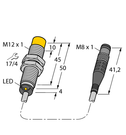 Turck NI8U-M12-AP6X-0.2-PSG3M