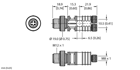 Turck VBRS 4.4-2SKM 3