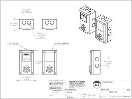 ACI Q6-CO/CH4-100L, Q6-CO/NO2-10P