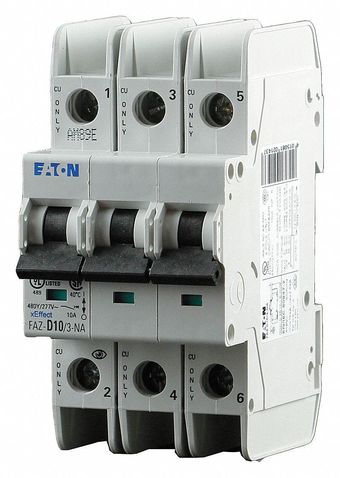 Eaton FAZ-C1/3-NA, FAZ-C10/3-NA, FAZ-C13/3-NA, FAZ-C15/3-NA, FAZ-C16/3-NA, FAZ-C2/3-NA, FAZ-C20/3-NA, FAZ-C25/3-NA, FAZ-C3/3-NA, FAZ-C30/3-NA, FAZ-C32/3-NA, FAZ-C35/3-NA, FAZ-C4/3-NA, FAZ-C40/3-NA, FAZ-C5/3-NA