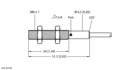 Turck BC2-EM08-UN8X, BC2-EM08-UP8X