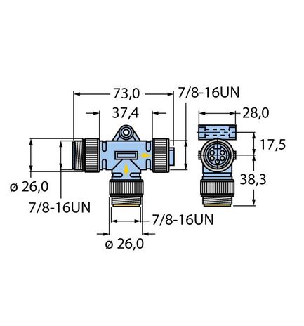 Turck RSM RKM 57 WSM 40 PST