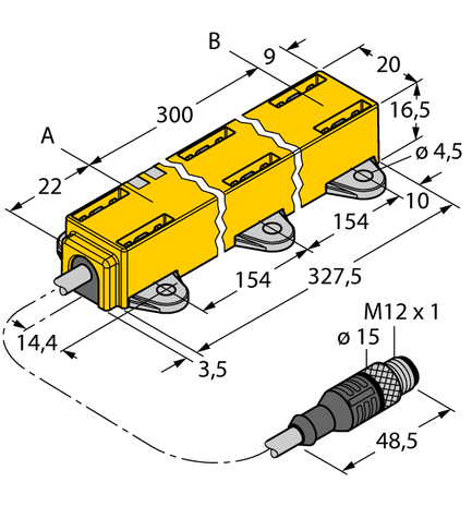Turck LI300P1-Q17LM1-LIU5X2-0.3-RS5