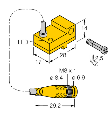 Turck BIM-NST-AP6X-0.2-PSG3M W/O BKT