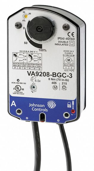 Johnson Controls VA9208-AGA-2, VA9208-BGA-3, VA9208-GGA-2, VA9208-GGA-3