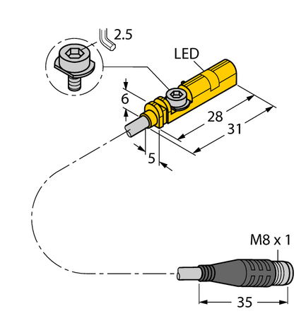 Turck BIM-UNT-AP6X-0.3-PSG3S/S1153