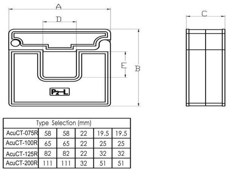 ACI ACUCT-075R-50:333, ACUCT-100R-100:333