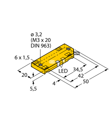 Turck BC10-QF5.5-AN6X2/S250, BC10-QF5.5-AP6X2/S250, BC5-QF5.5-AN6X2/S250, BC5-QF5.5-RP6X2/S250