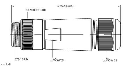 Turck BS 4161-0 8-17MM