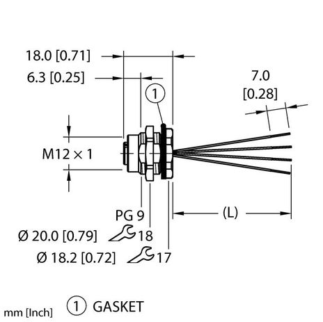 Turck ERKBG-A4.400.2-0.5, ERKBG-A4.400.2-1, ERKBG-A4.400.2-2, ERKBG-A4.400.2-3, ERKBG-A4.400.8-1, ERKBG-A4.400.8-2, ERKBG-A4.400.8-3, ERKVG-A4.400.2-0.5, ERKVG-A4.400.2-1