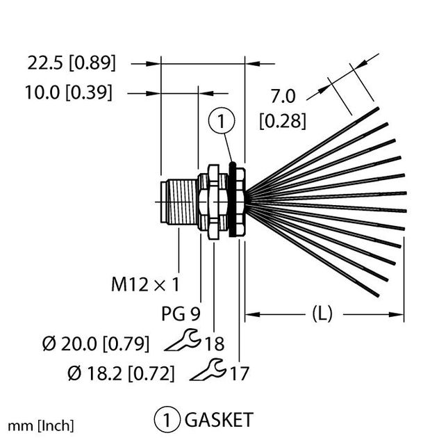 Turck ERSBG-12.1200.4-0.5