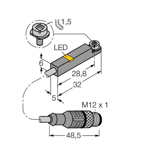 Turck BIM-INT-Y1X-0.2-RS4.21T