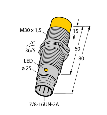 Turck NI15-G30-AZ3X-B1131, NI20-G30-ADZ30X2-B1131, NI20U-GT30-ADZ30X2-B1131, NI20U-GT30-AP6X-B1141/S332