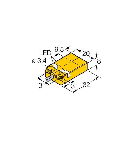Turck BI5U-QP08-AP6X2-0.2-RS4T, NI10U-QP08-AP6X2 7M