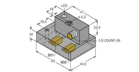 Turck NI2-ISI-0.055-BA-2ADZ32X4-B3151/S34 W ISI2