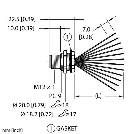 Turck ERSBG-12.1200.4-0.5