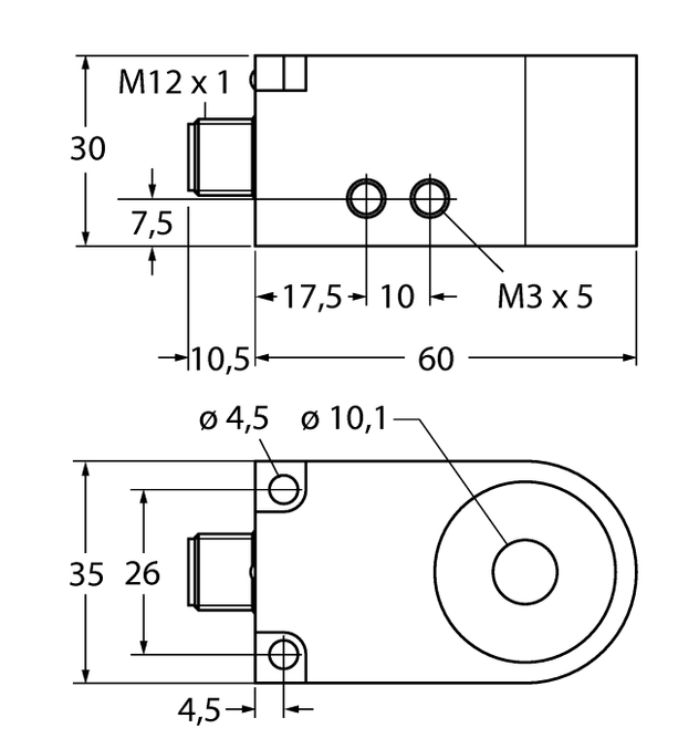 Turck BI10R-W30-DAN6X-H1141, BI10R-W30-DAP6X-H1141