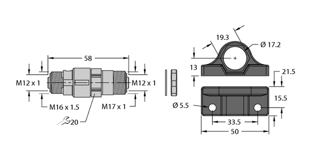 Turck FKD FKD 44/M12
