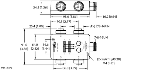Turck 4 RKF 30-B1131/S651