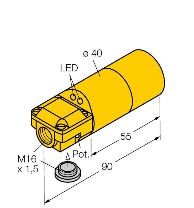 Turck BC20-K40SR-VP4X2-H1141