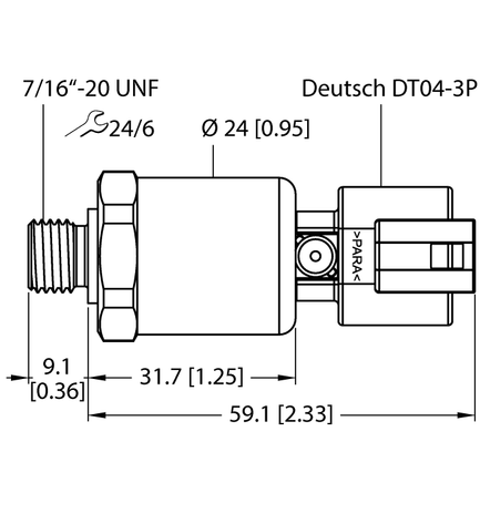 Turck PT1VR-1105-U6-DT043P