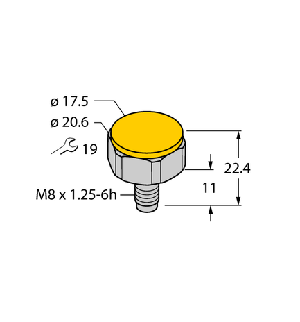 Turck TW-BS8X1.25-19-K9