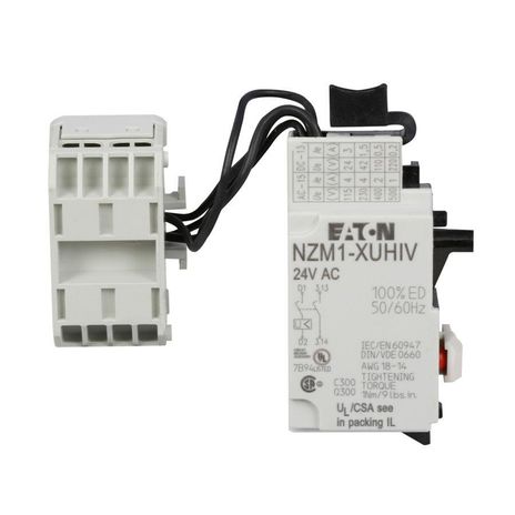 Eaton NZM1-XUHIV110-130AC, NZM1-XUHIV208-240AC, NZM1-XUHIV20KL24AC, NZM1-XUHIV20KL24DC, NZM1-XUHIV20L24AC, NZM1-XUHIV20L24DC, NZM1-XUHIV24AC, NZM1-XUHIV24DC, NZM1-XUHIV480-525AC, NZM1-XUHIVL24AC